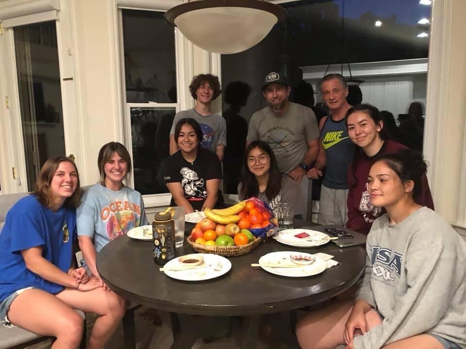 Great seeing our SVWC extended Granite Bay fam this weekend. Coach Kevin Dunn, Holly, Kiernan, Liam, as well as Vicki and Josh (not pictured). Once you&rsquo;re in the clan there is no leaving it. The Black Sheep is part of you! 🐏🖤