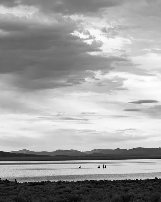 autumn weather, mono lake