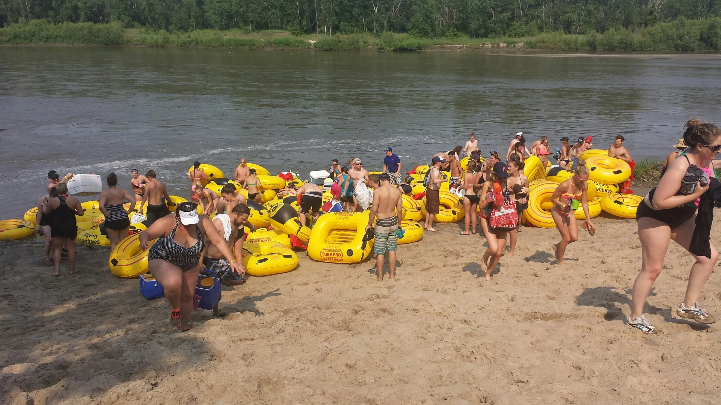 Our beach, just steps away from the campground