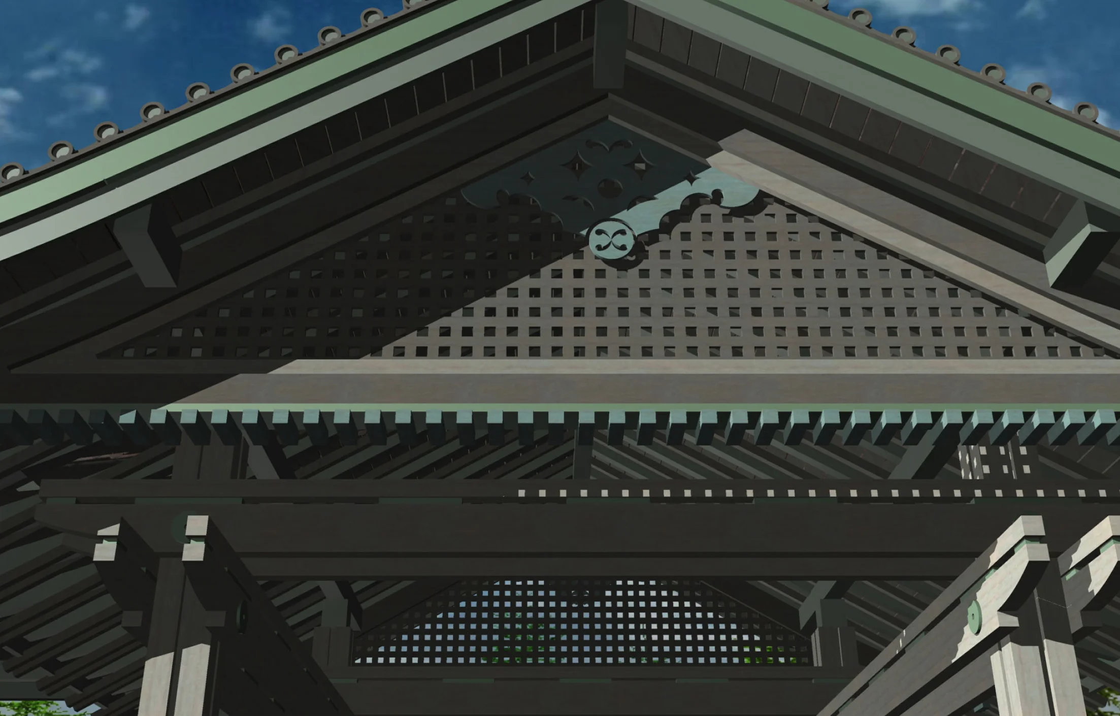  Kariya Park Japanese Garden - City of Mississauga&nbsp;(rendered model) 
