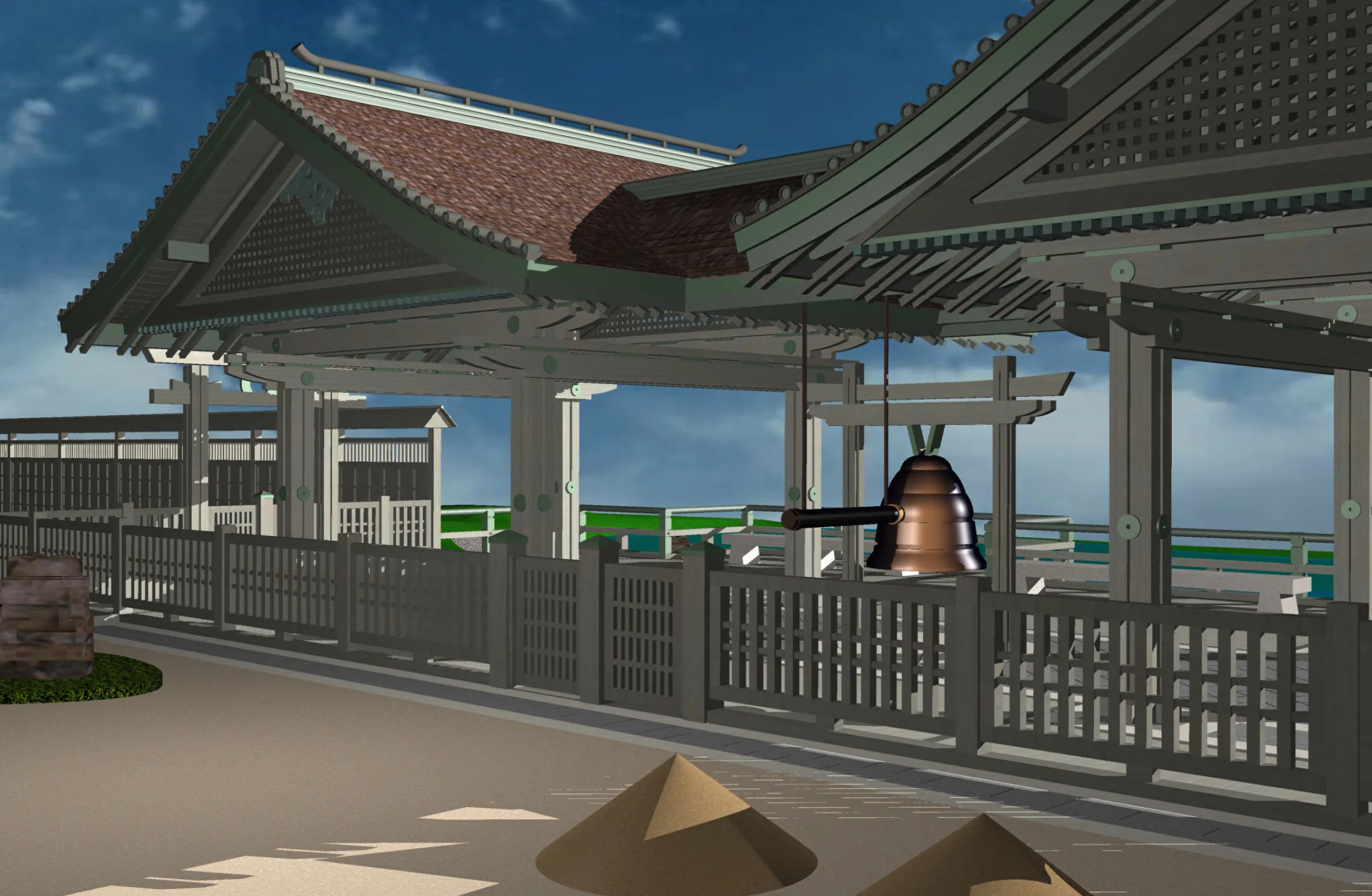  Kariya Park Japanese Garden - City of Mississauga&nbsp;(rendered model) 