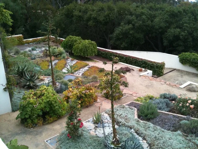 The Valentine Garden, designed by landscape architect Isabelle Greene