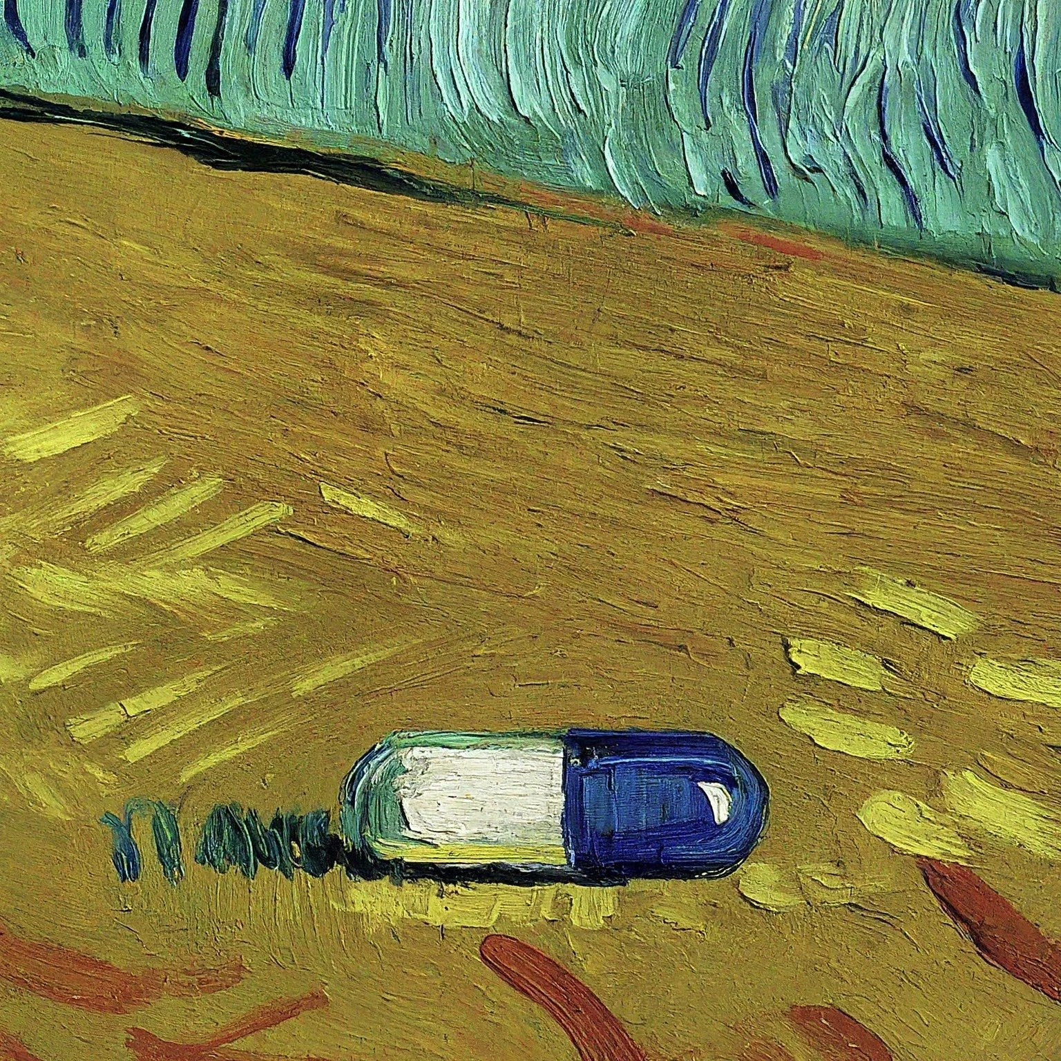 Pill in Wheat, Vincent Van Gogh, 1890