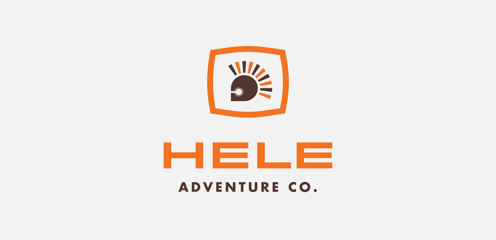 HELE ADVENTURE CO. Logo concept for a Hawaii-based guided hiking company. Student work, 2014.