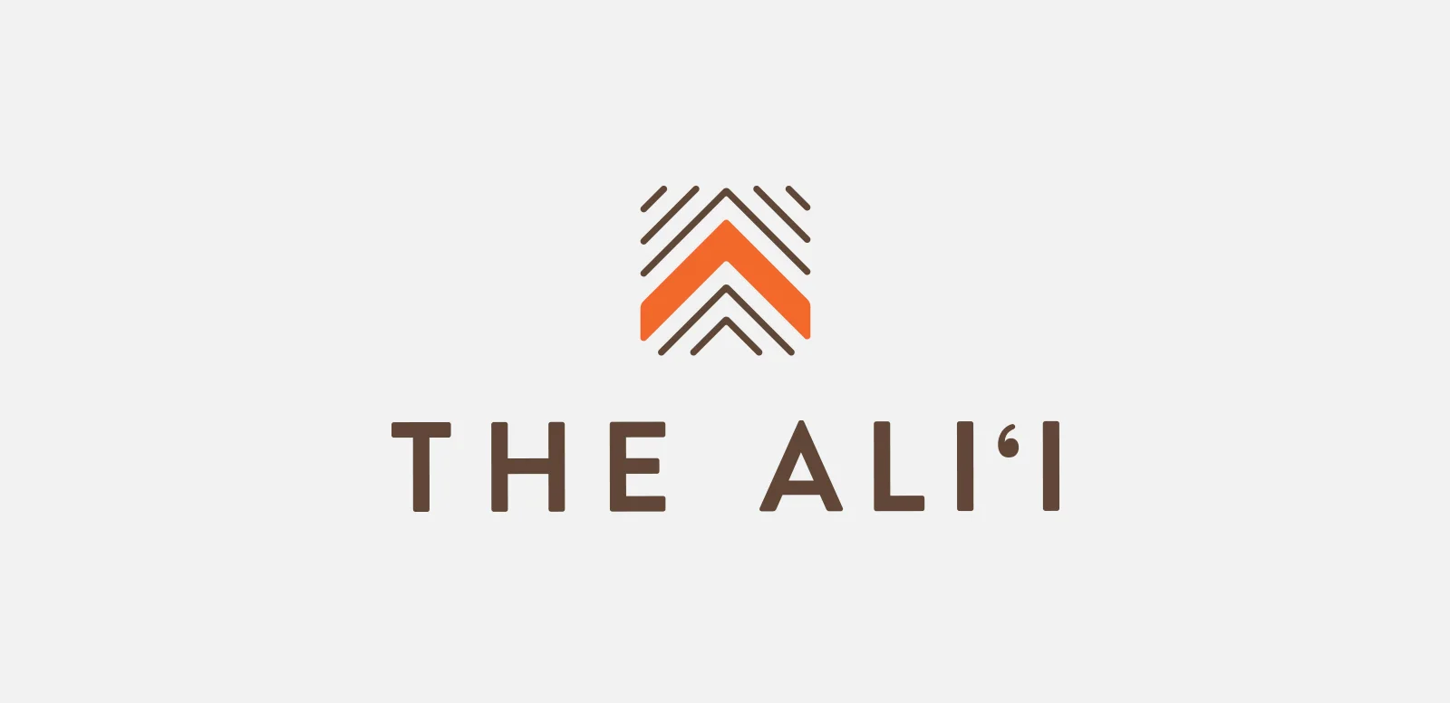 THE ALII Logo for an elevated resort experience at Hilton Hawaiian Village. Done at MVNP, 2016.