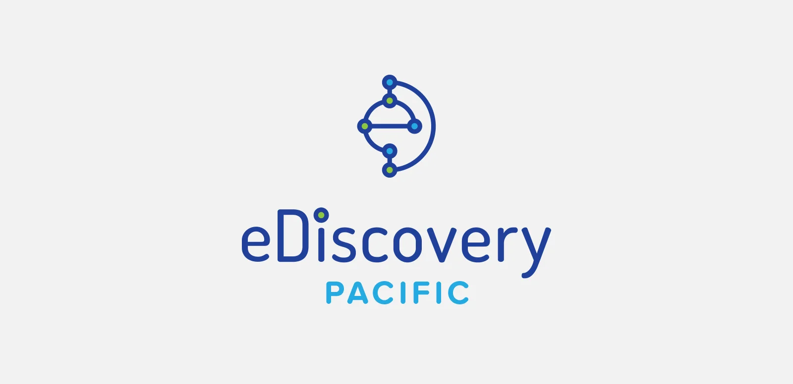 eDISCOVERY PACIFIC Logo concept for a local digital forensics agency. Done at Design Asylum, 2015.