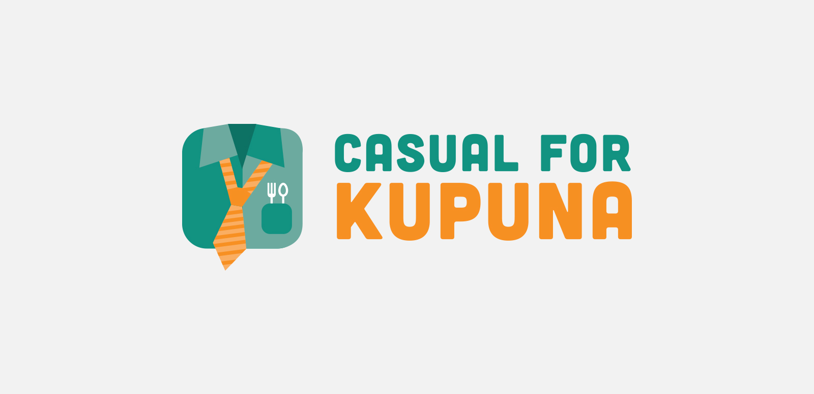 LANAKILA PACIFIC: CASUAL FOR KUPUNA Logo design for a fundraiser presented by Lanakila Pacific Meals on Wheels. Done at Design Asylum, 2015.