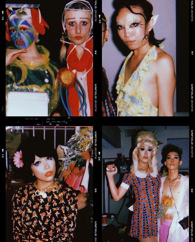 sooo grateful to @risa.hoshino for having me help with @barriovintage&rsquo;s Protea fashion show!!! working with so many talented makeup and hair artists, floral stylists, and models on this psychedelic 70-inspired extraterrestrial acid trip of a sh