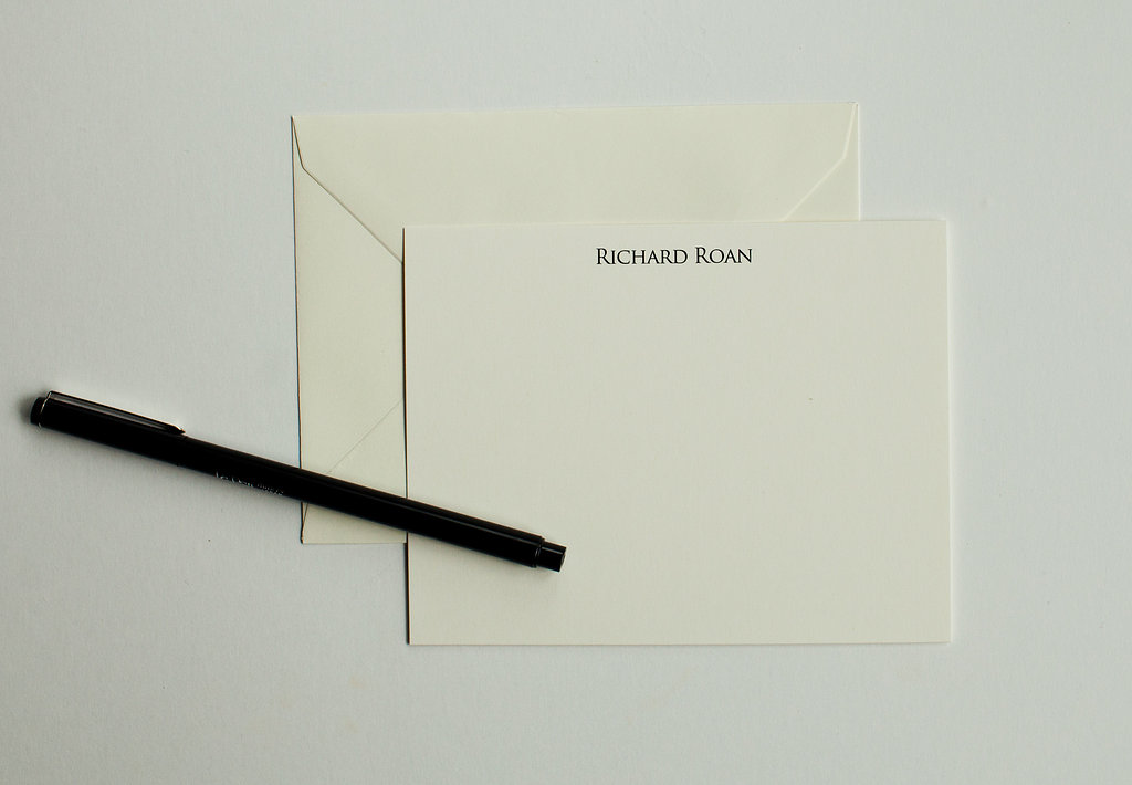 Men's Classic Personalized Stationery