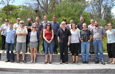 Fauna protocols workshop attendees: (from top left to bottom right) Glenda wardle, mike fleming, alex kutt, sam luccitti, mark eldridge, mark cowan, nikki thurgate, stephen van leeuwen, ben sparrow, peter lyon, eren turak, chris dickman, megan barnes, teresa eyre, peter cale, rebekah christensen, david armstron, jeff turpin, sally o'neill (abasent: marcus baseler).