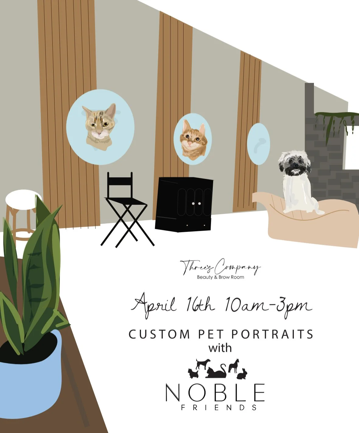 Threes Company Salon