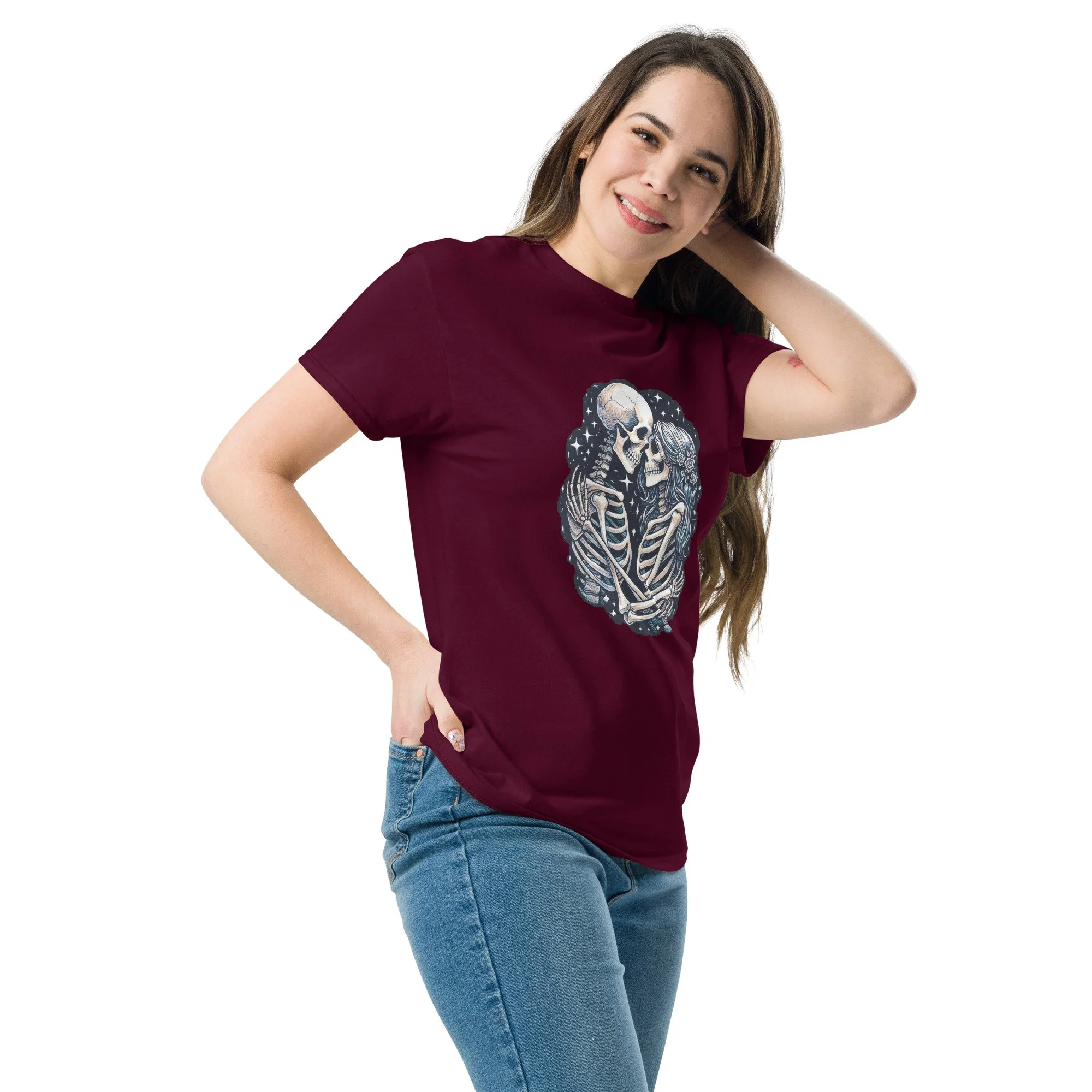 unisex-classic-tee-maroon-left-front-66cbc185821e2.jpg