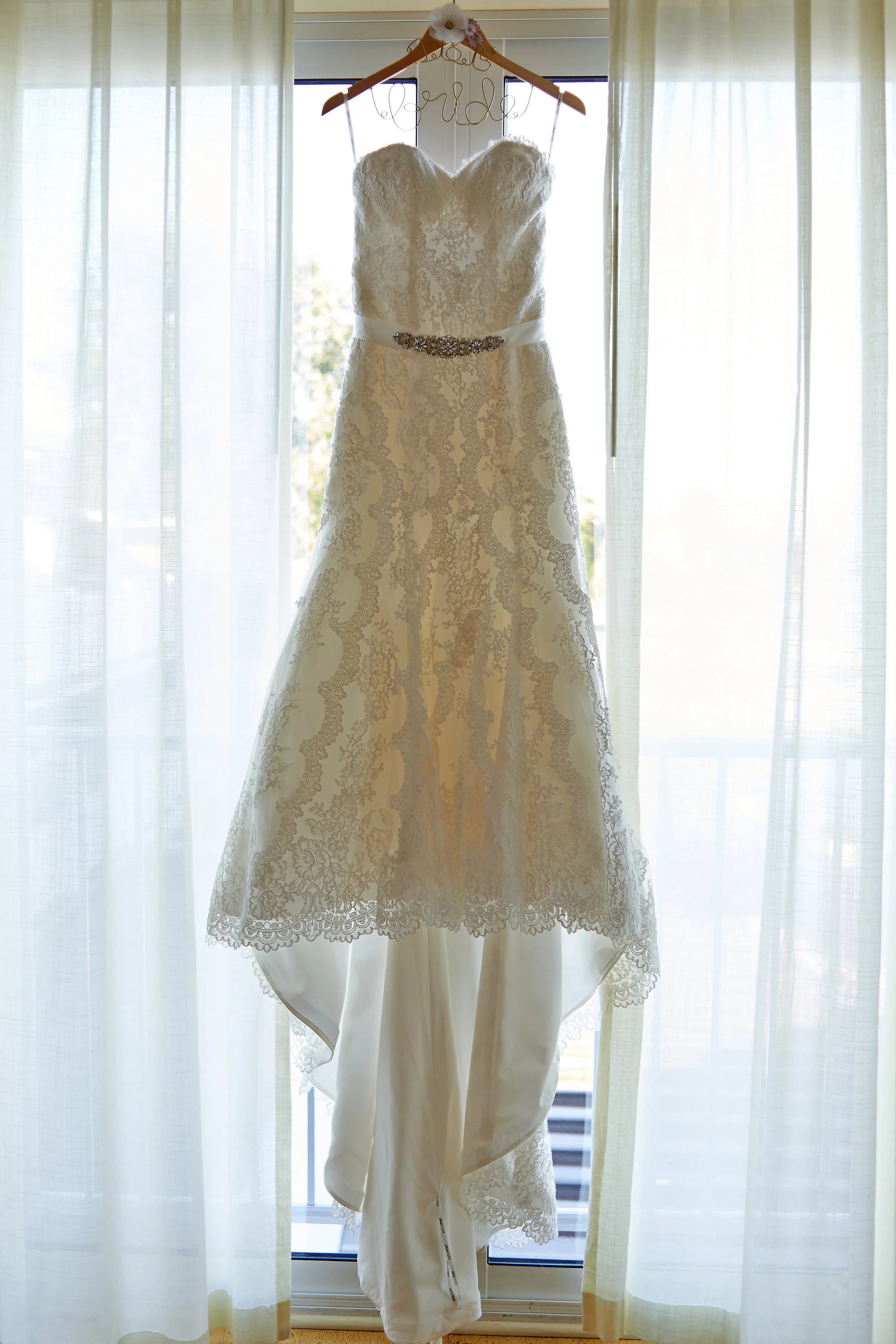 the wedding dress