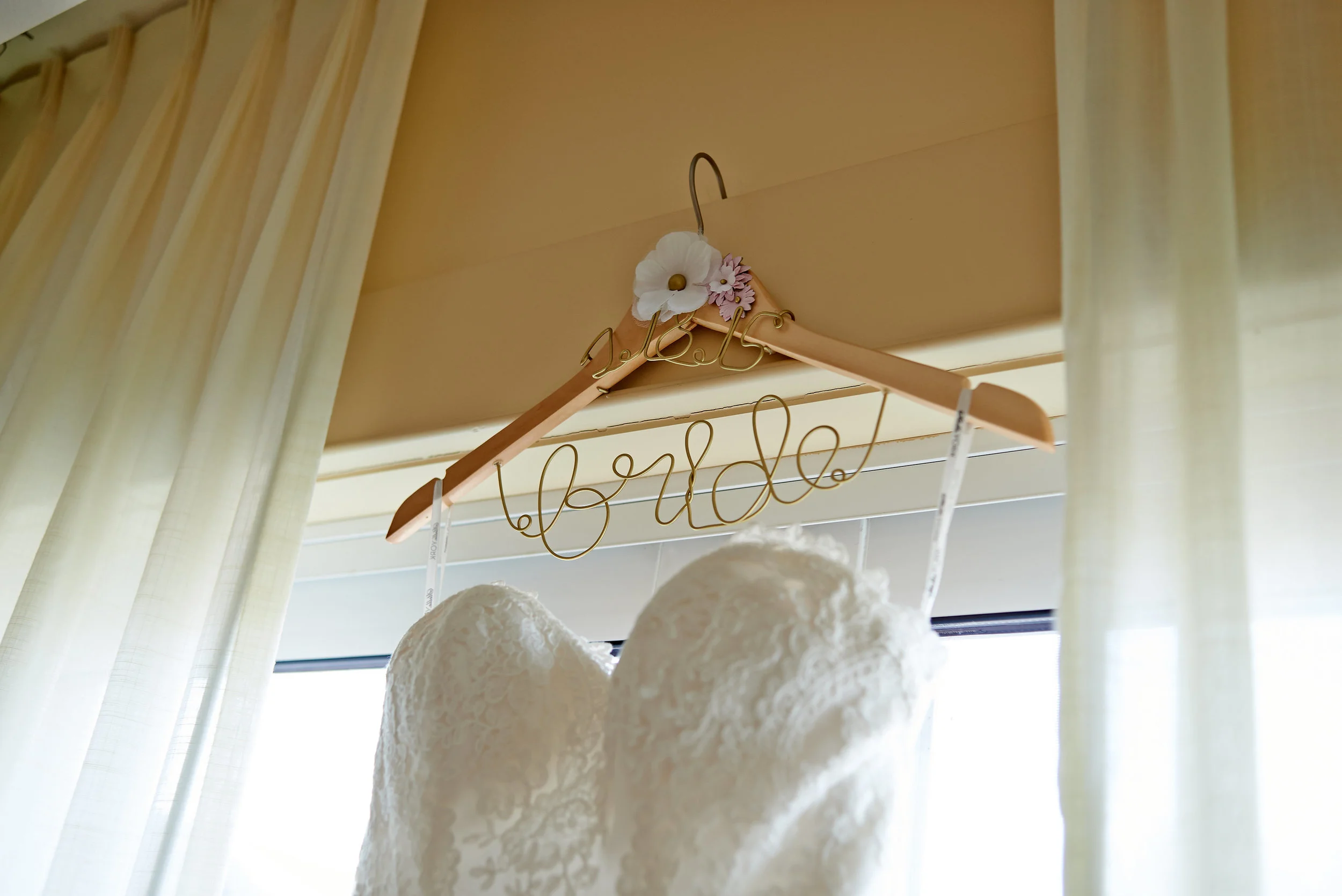 the wedding dress
