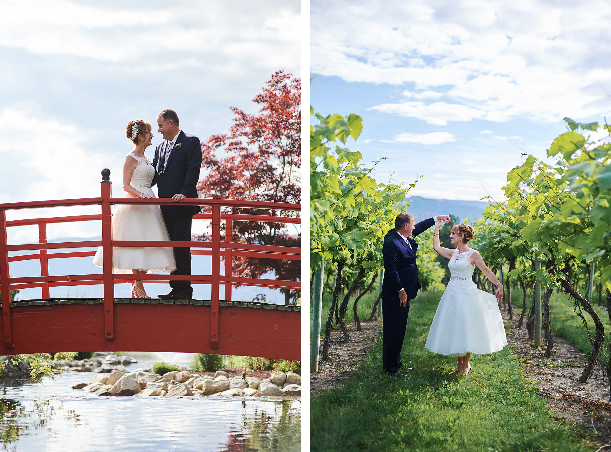 in the vineyards at the harvest golf course