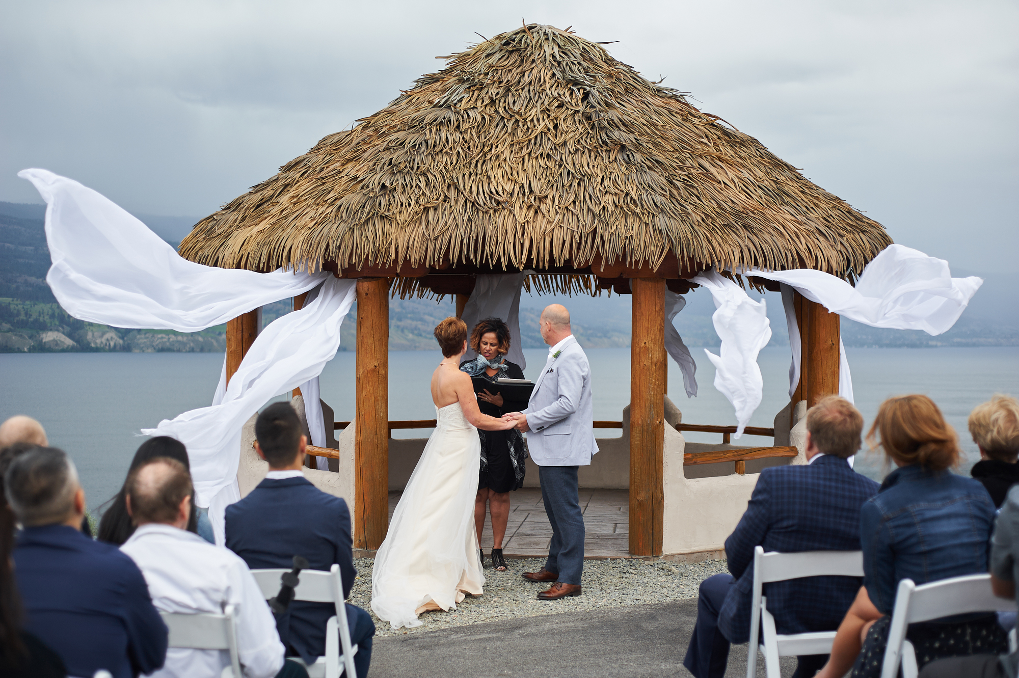 in love and making their vows