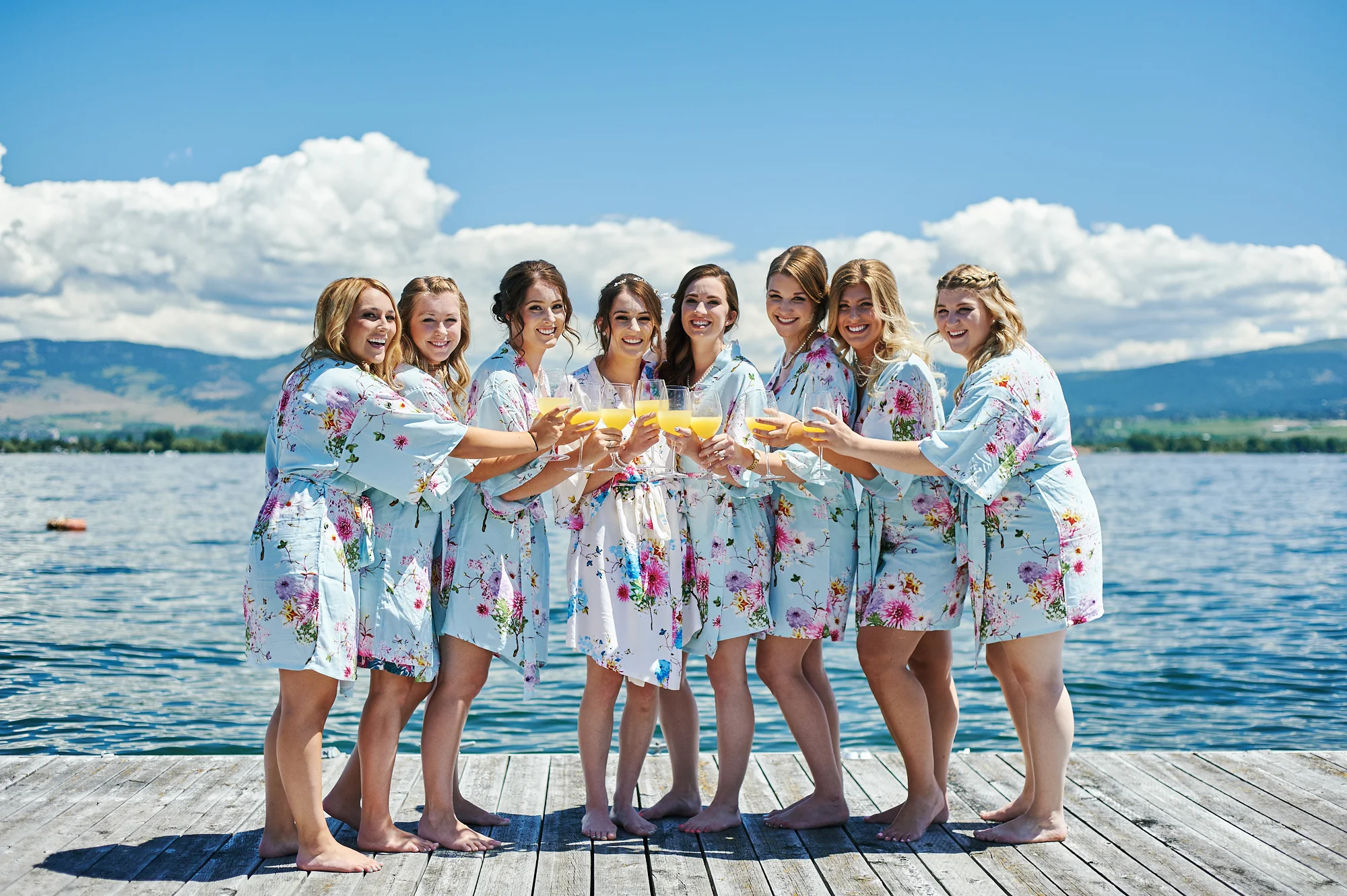 wedding party portrait