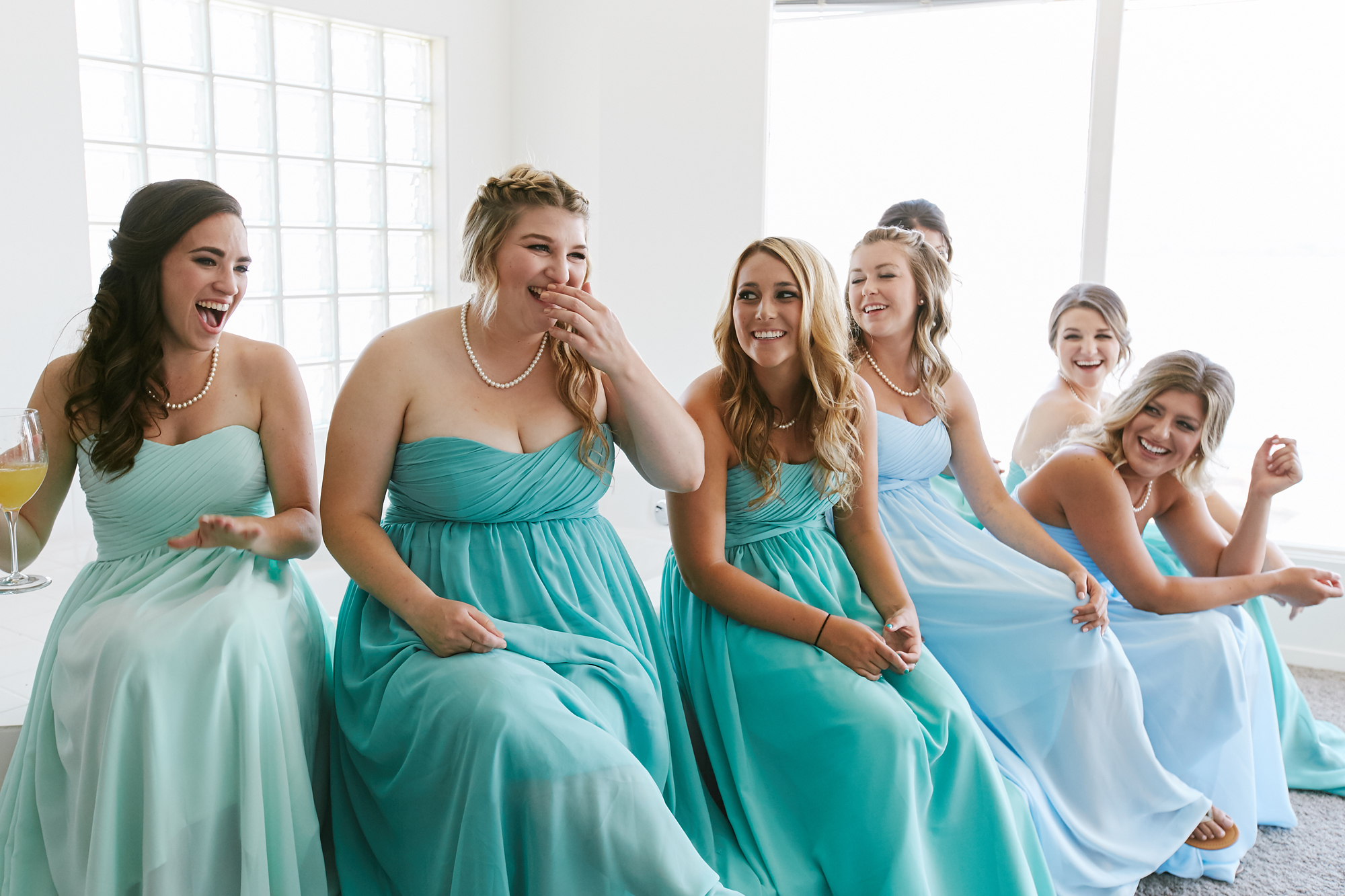 group of bridemaids