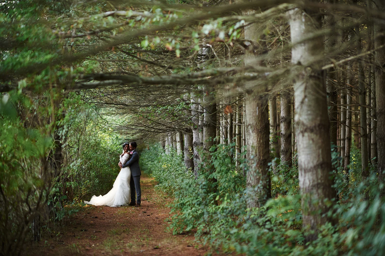 Bride and Groom in Ontario