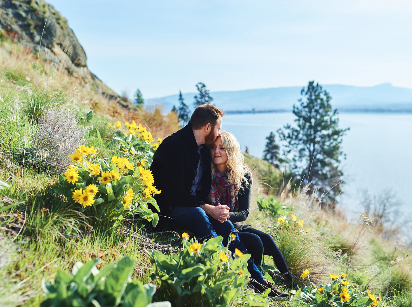 summer engagement session