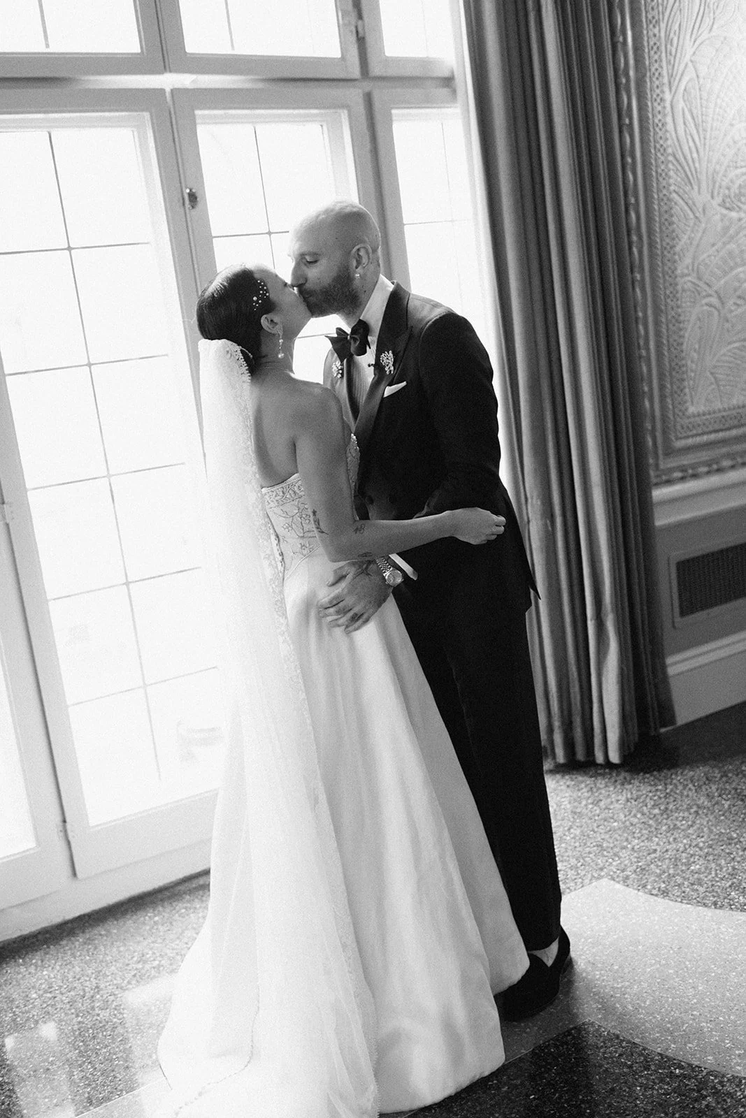 St. Louis Wedding Photographer The Marions First Look Portraits