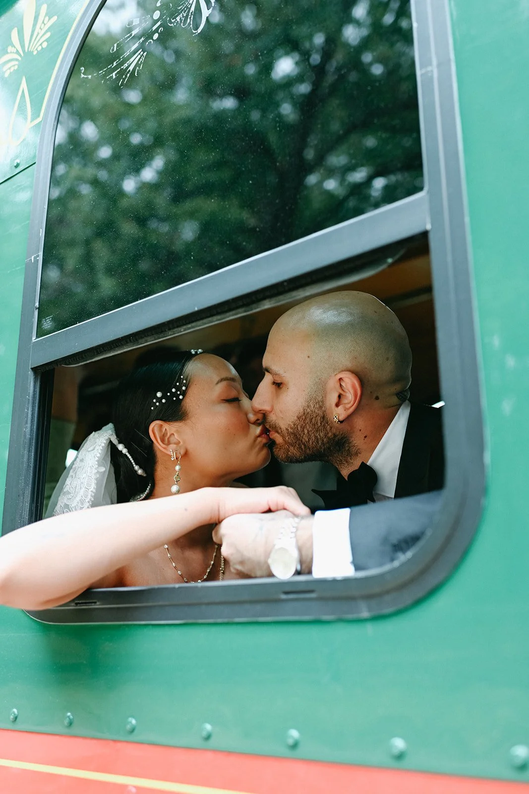 St. Louis Wedding Photographer The Marions Newlywed Portraits Lafayette Square Park