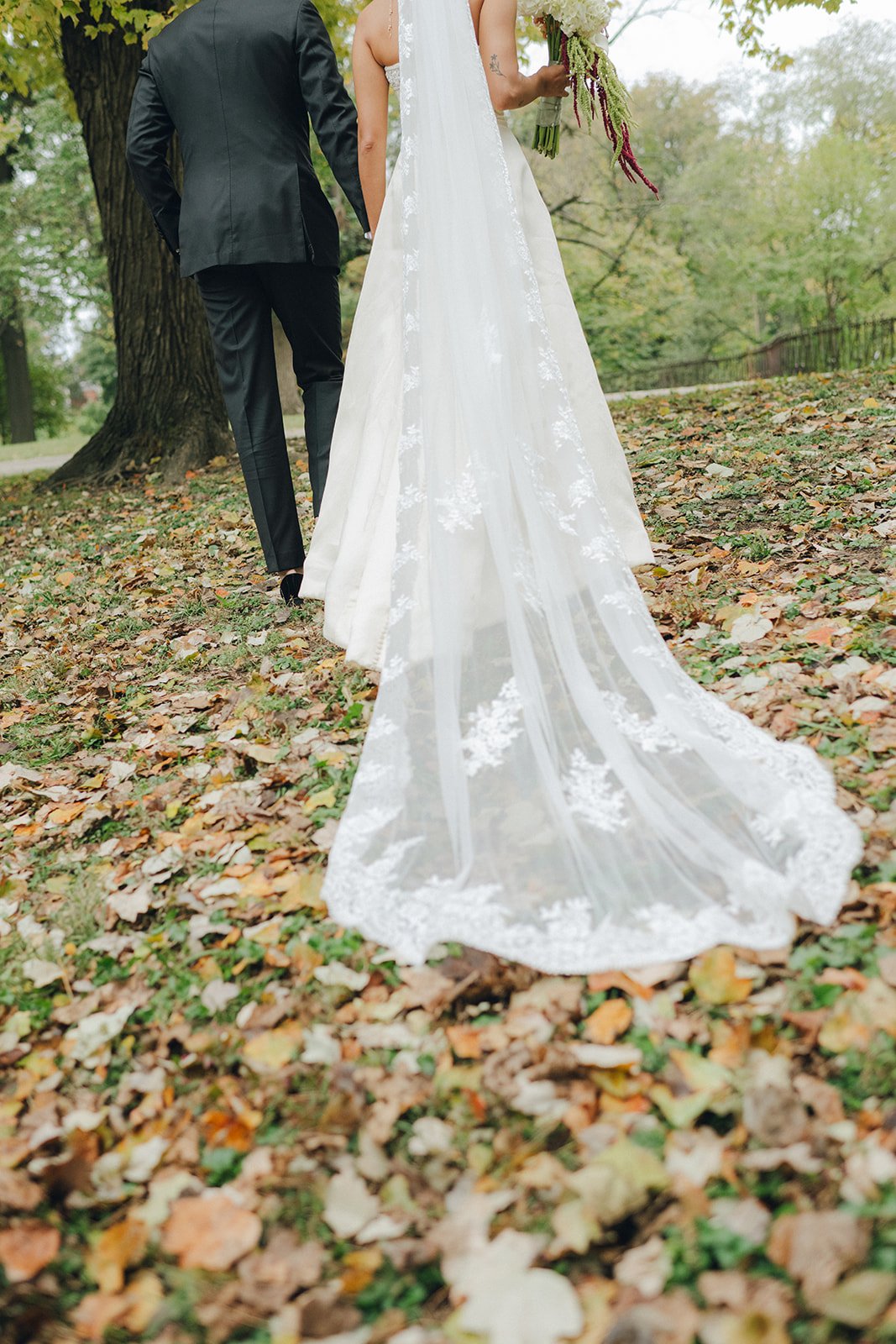 St. Louis Wedding Photographer The Marions Newlywed Portraits Lafayette Square Park