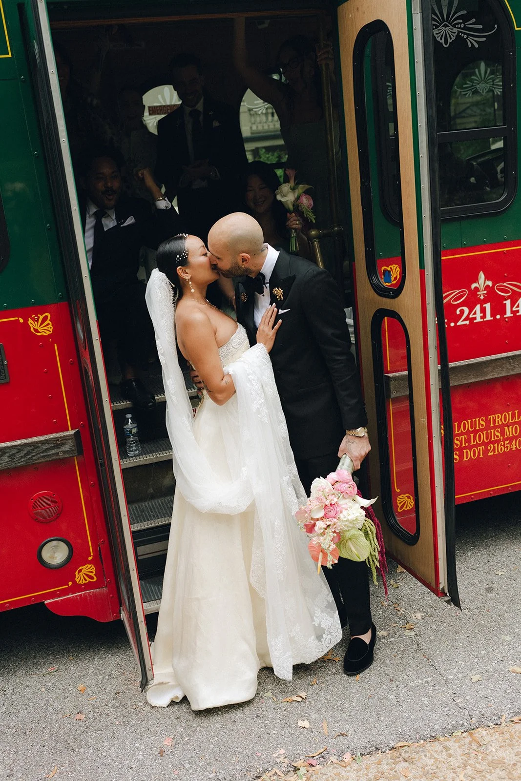 St. Louis Wedding Photographer The Marions Newlywed Portraits Lafayette Square Park