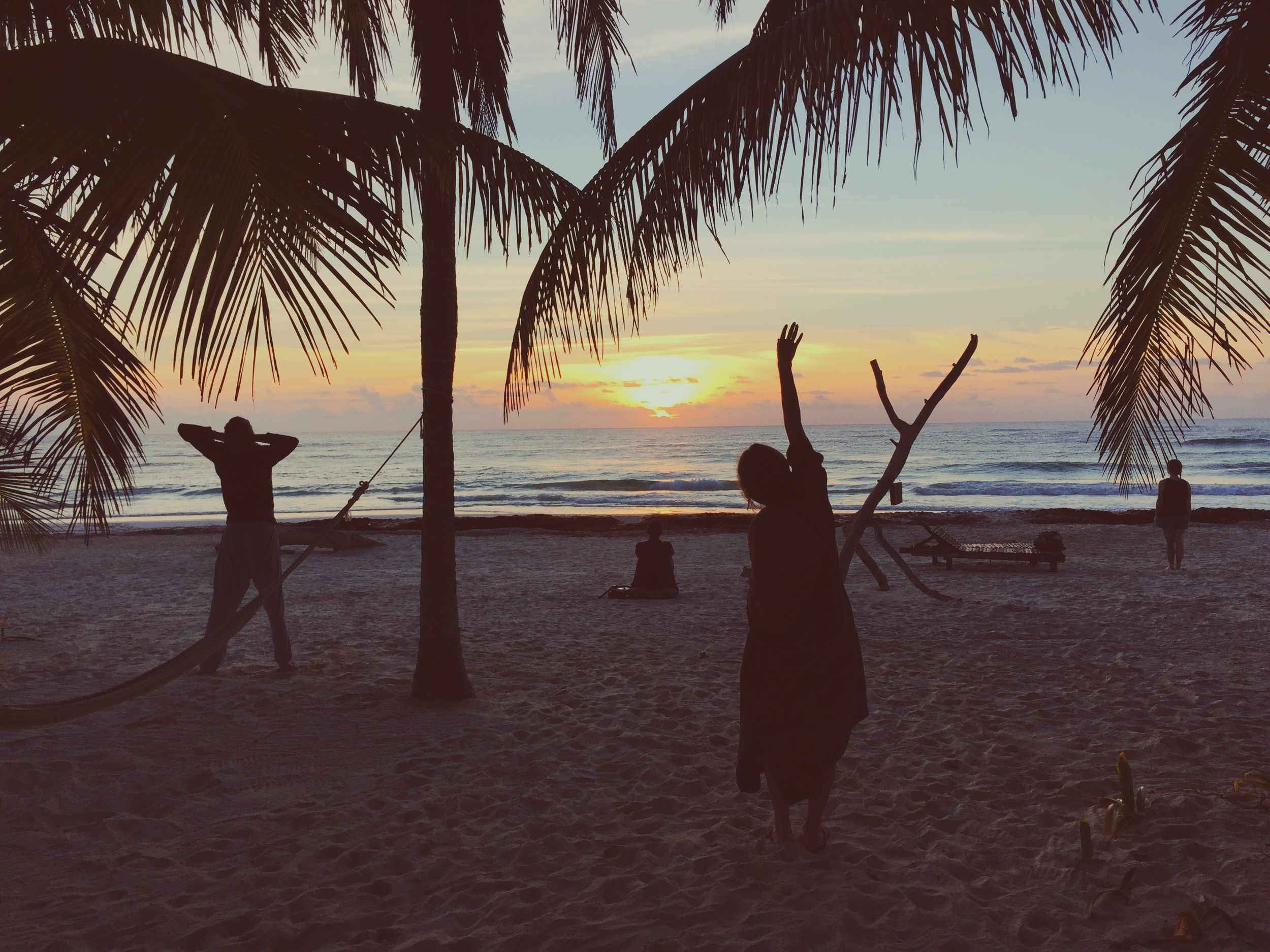 Worshipers of the sunrise...