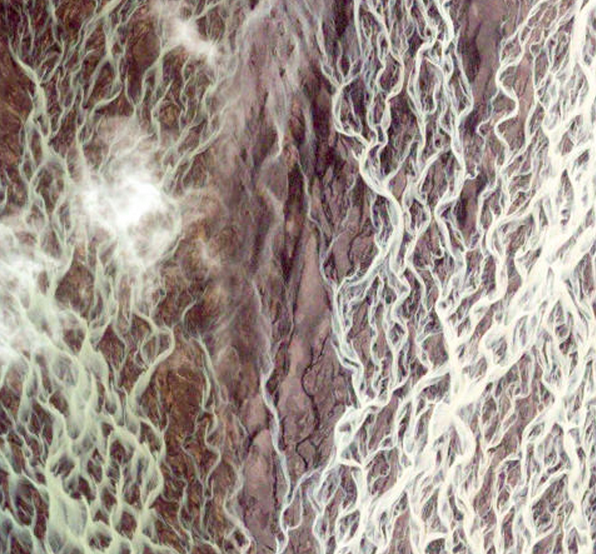 Iceland, google satellite image