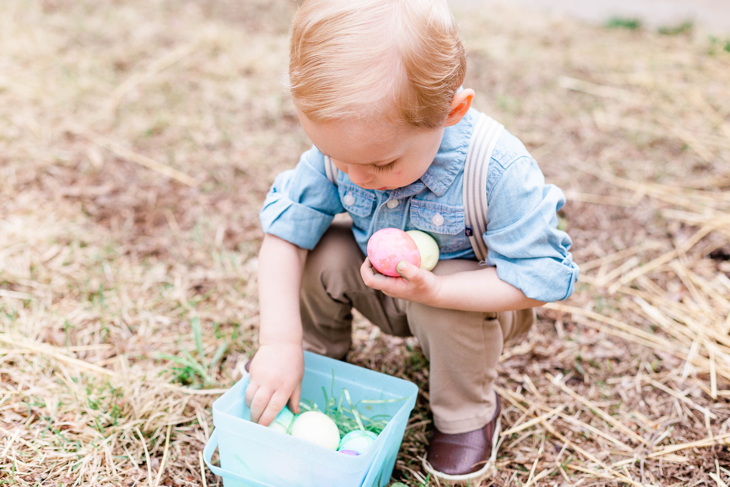 St. Louis MO toddler two year old spring easter photos