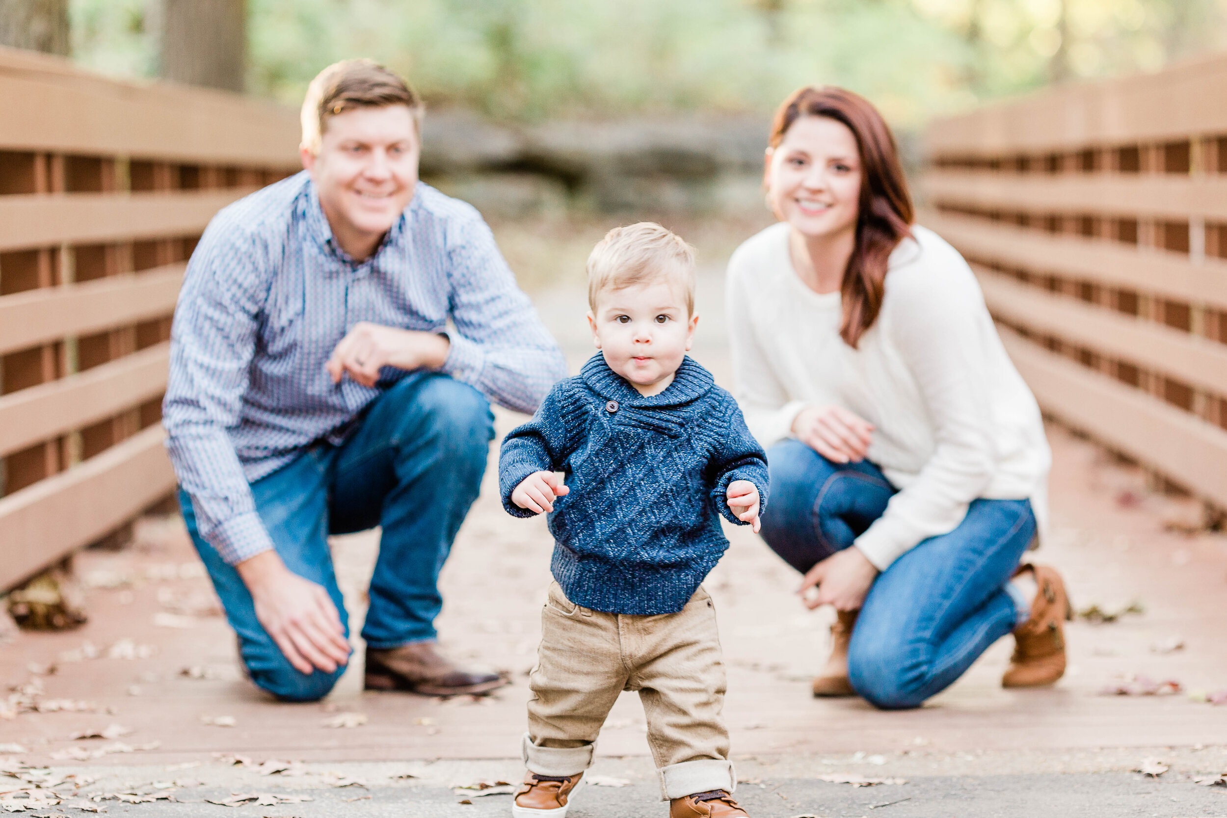 longview farm park family toddler one year old photo session
