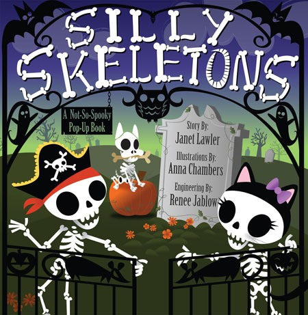 SILLY SKELETONS Jumping Jack Press ©Up With Paper Watch video here