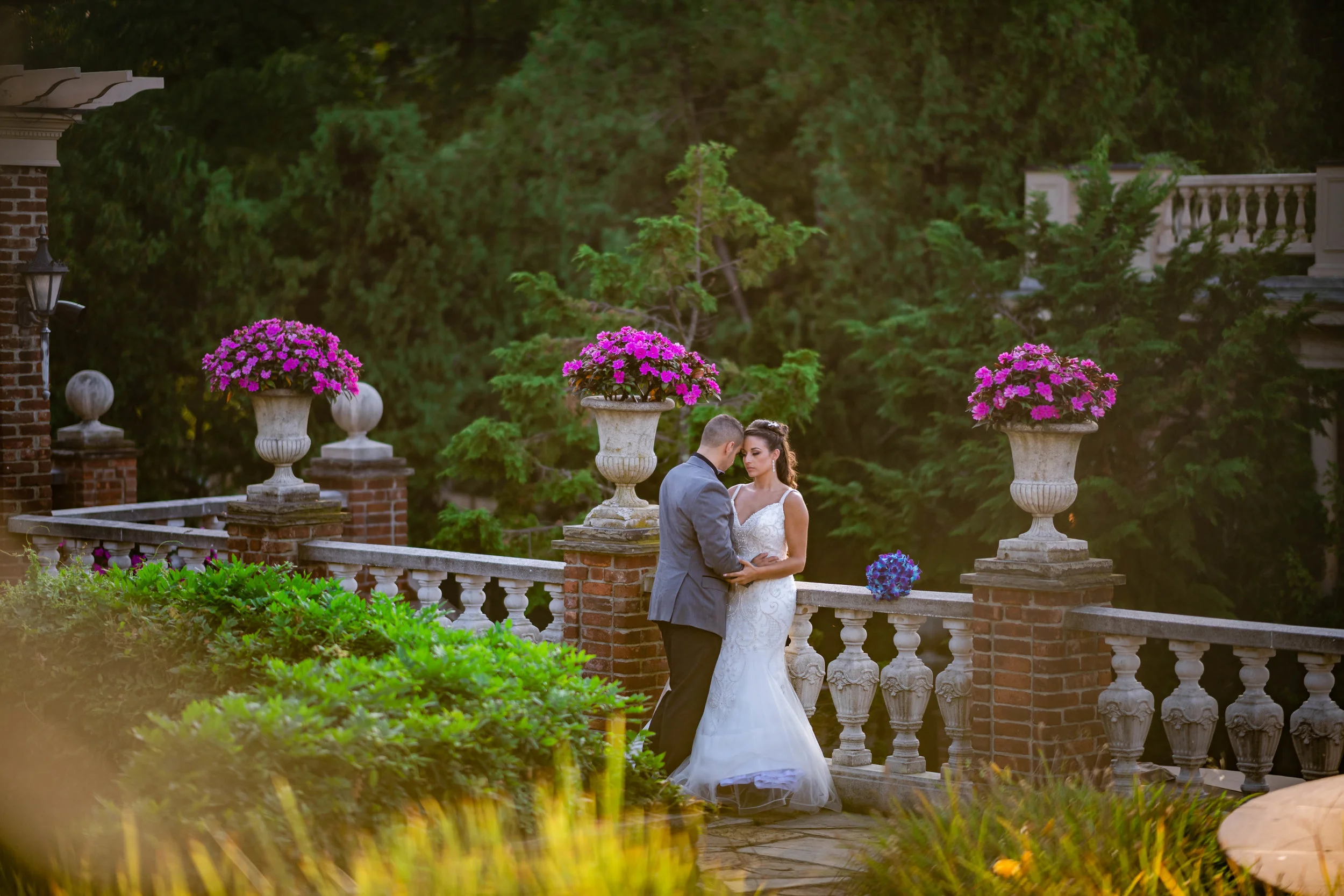 Samantha Julian The Manor West Orange New Jersey Wedding Portrait Photographer Delensmode Photography