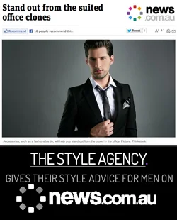 The Style Agency on News.com.au, Mens Style Advice