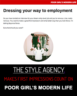 The Style Agency - Poor Girls Modern Life