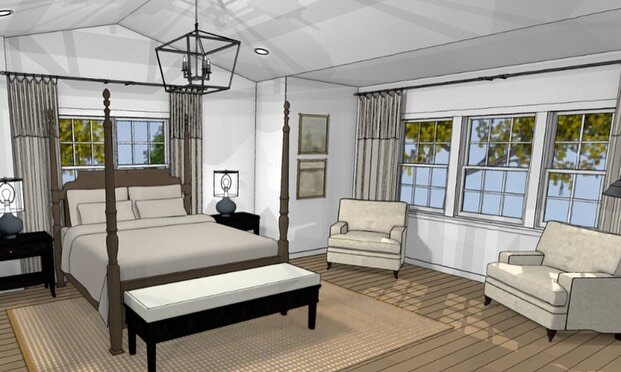 Another project began this week! We are excited to bring this large attic primary bedroom addition and three bathroom renovations to life. Here are the design renderings of the addition. Follow along in our stories for the &ldquo;before,&rdquo; walk 