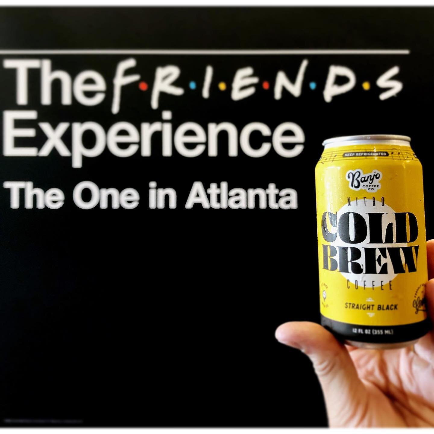 Could the @friendstheexperience BE any cooler?! 
Opening today in Sandy Springs, you should totally check it out. At the end of the exhibit is Central Perk, where you can grab a lil cold brew to finish up the tour and hang on the couch with all your&