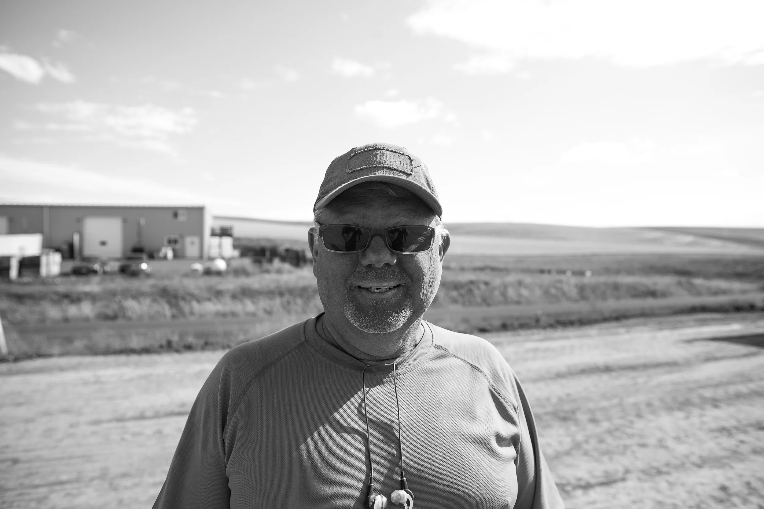 a small crew of three guys. this is one of them.