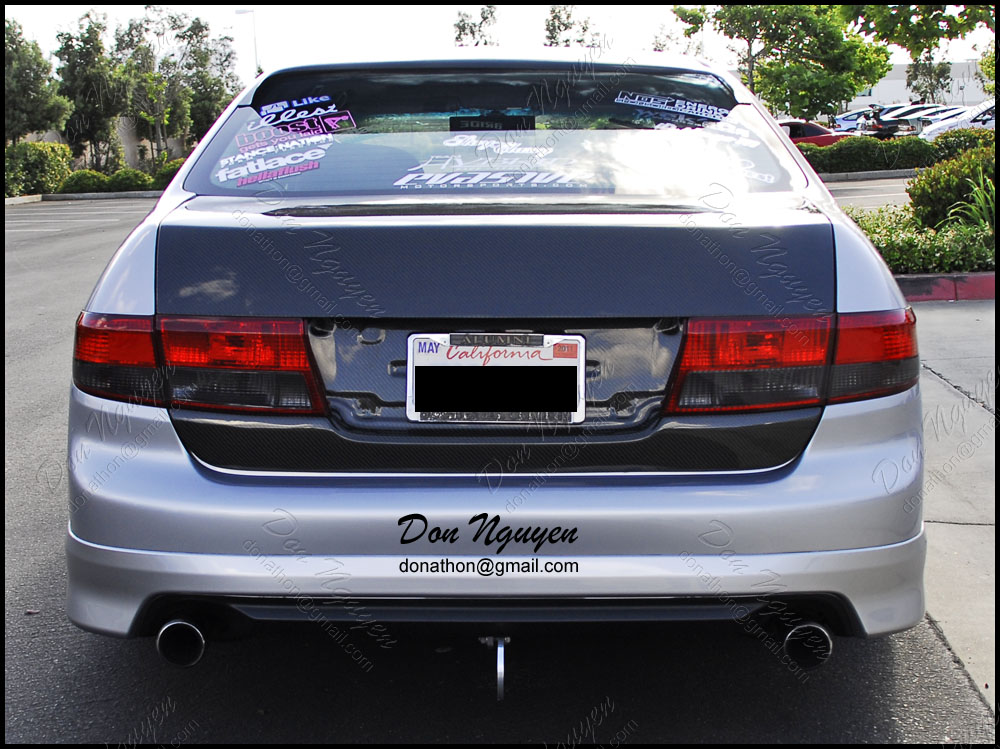 Honda Accord Gloss Black Roof Vinyl Car Wrap — WANNABERACER WRAPS