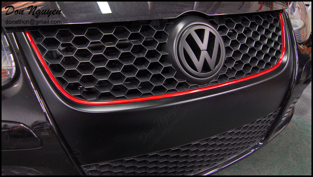 VW GTI - Matte Vinyl Car Wrap — WANNABERACER WRAPS