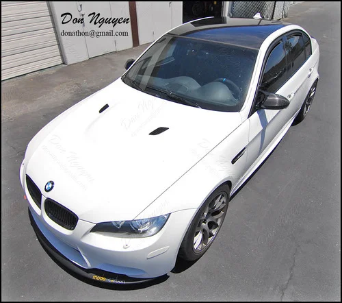 BMW E90 M3 Sedan - Gloss Black Roof Vinyl Car Wrap