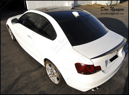 BMW 135i E82 Coupe - Gloss Black Roof Vinyl Car Wrap