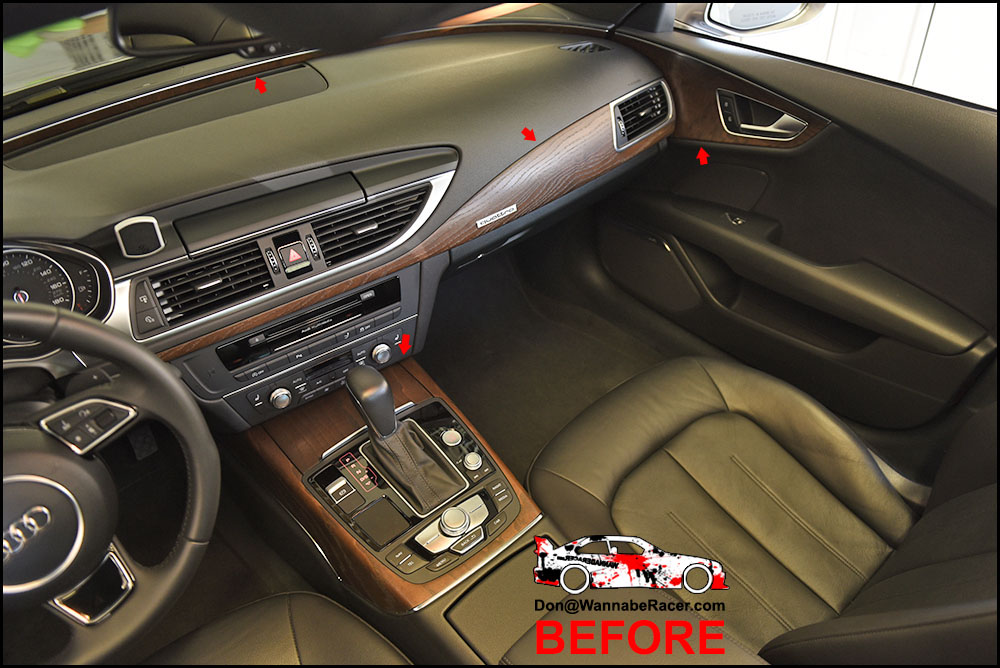 Audi A7 Sedan 3m 1080 Anthracite Carbon Fiber Interior