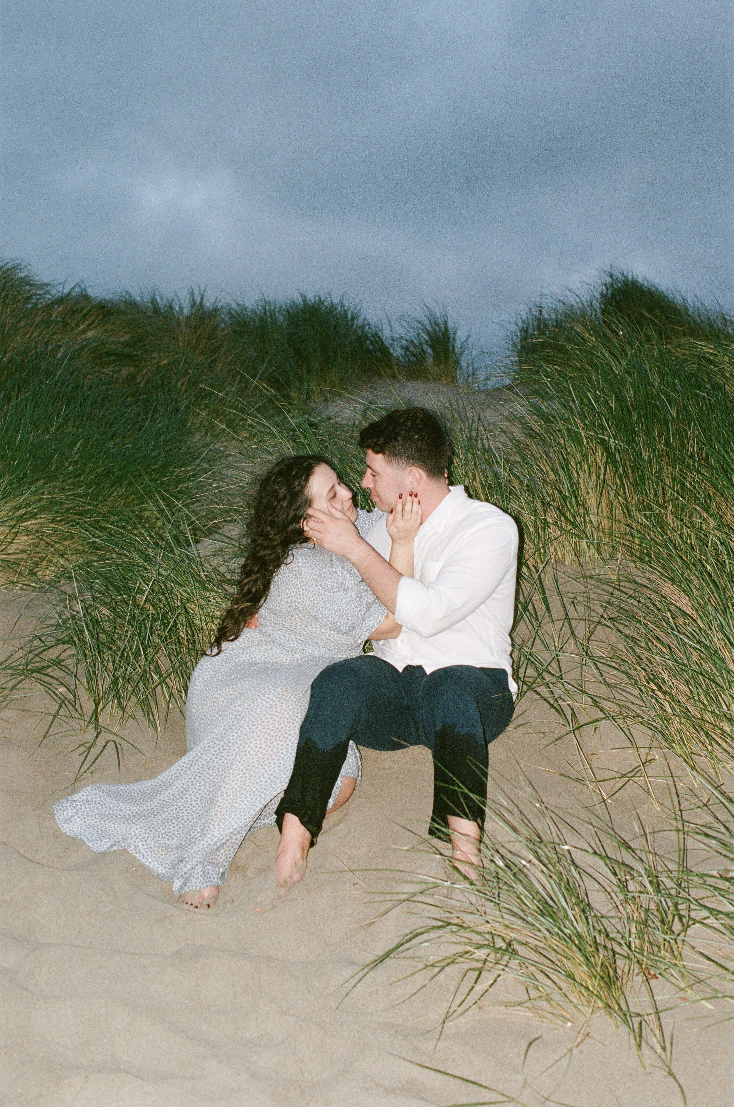 Northern California Point Reyes Couples Session on Film-25.jpg