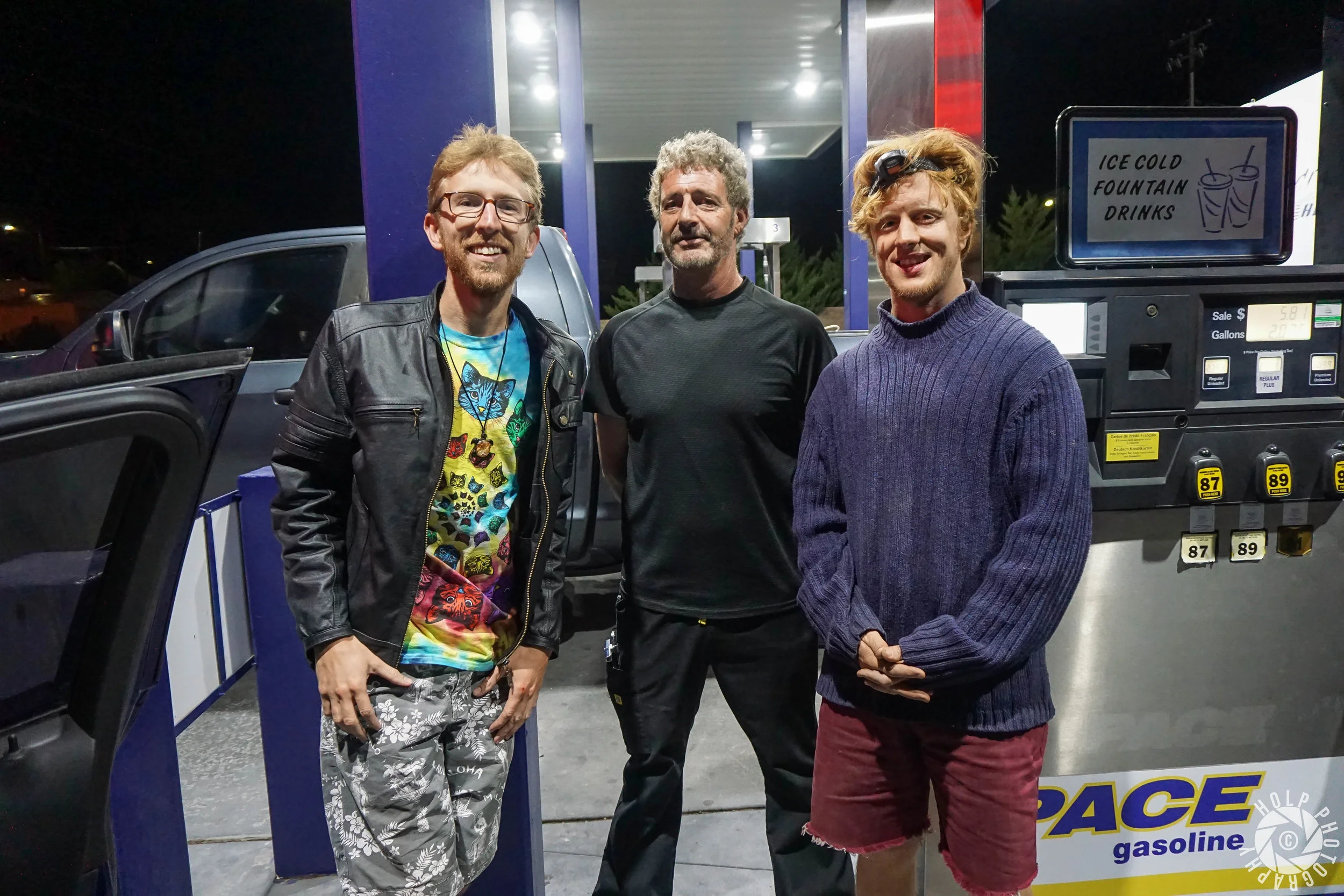 This friendly gentleman gave us a ride to a nearby gas station in Nevada.