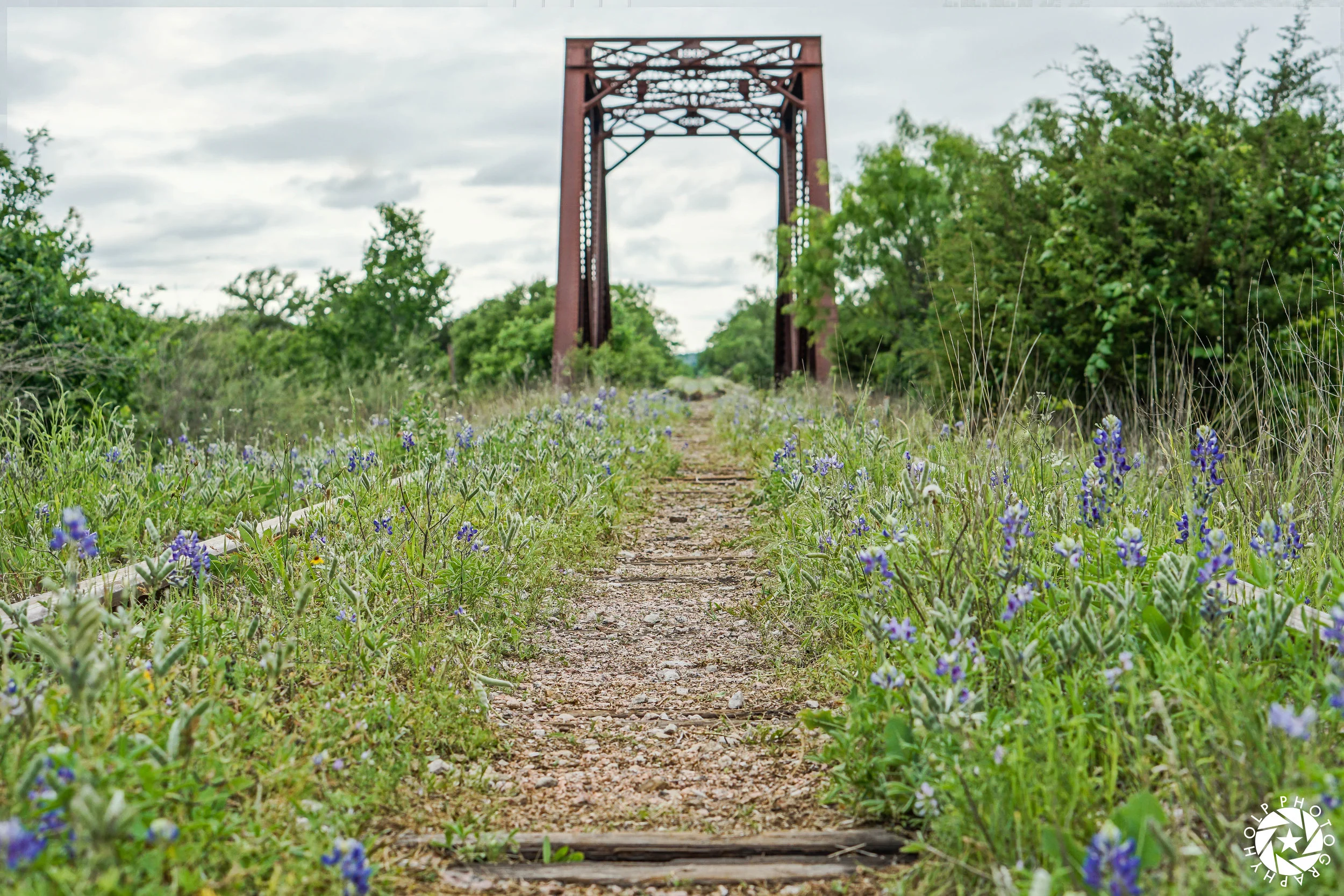 Bluebonnet Bridge in Kingsland, Texas