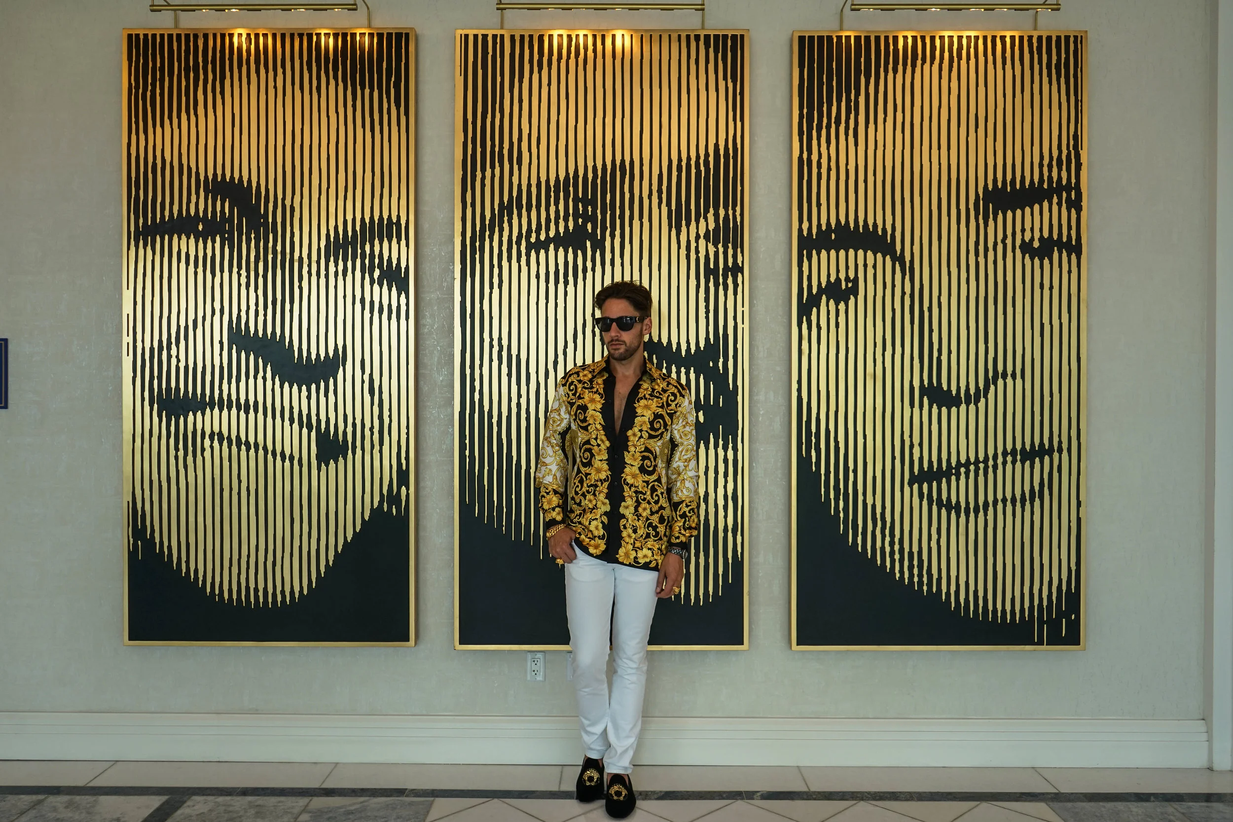 Gold on Gold at Fairmont Hotel
