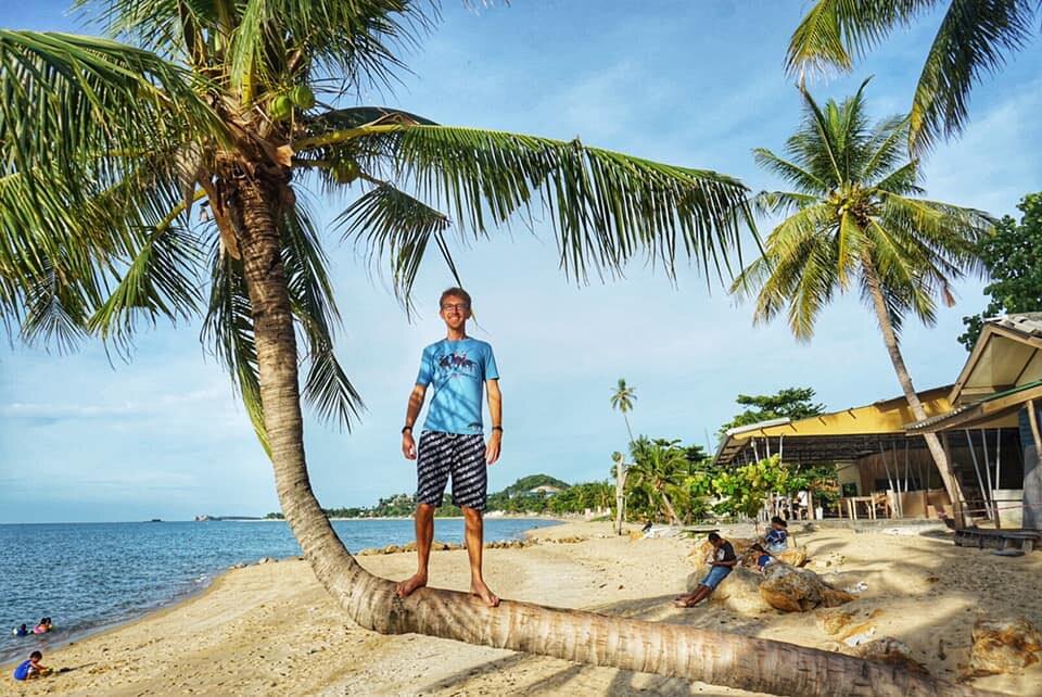 Greetings from Baan Bophut Beach on Koh Samui