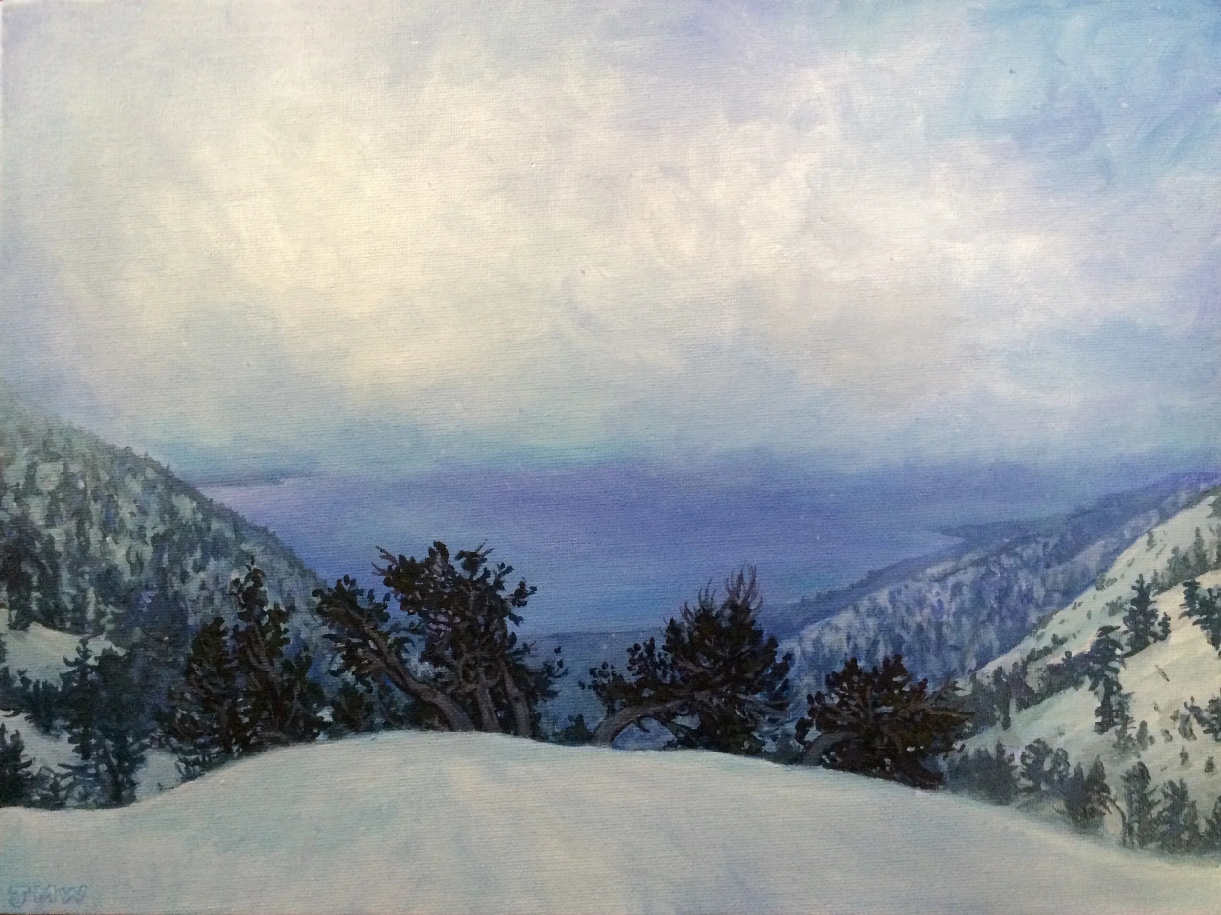  Acrylic on Canvas Board, 12" x 16", 2016 